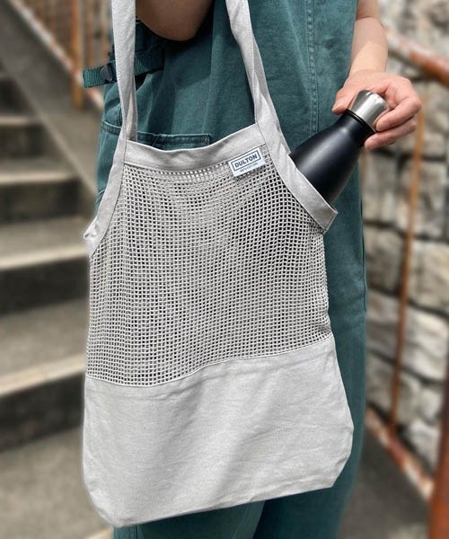 DULTON(ダルトン)の「COTTON HALF MESH BAG S/コットン ハーフ メッシュ バッグ S(トートバッグ・レディース・ナチュラル/グリーン/グレー/イエロー・FREE)」の10枚目の写真