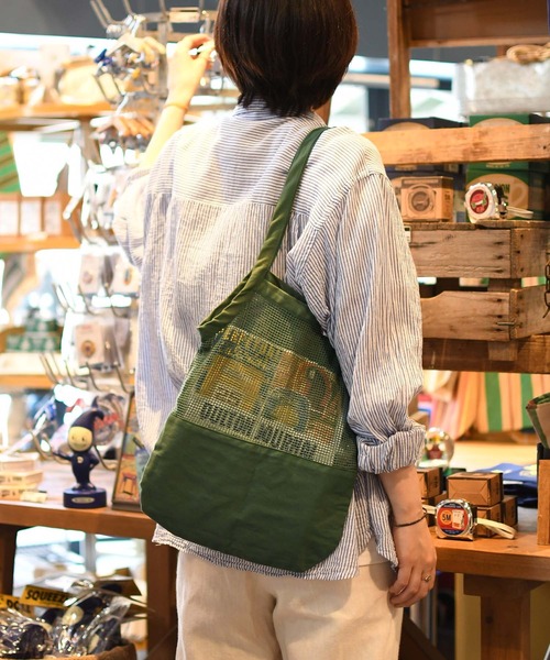 DULTON(ダルトン)の「COTTON HALF MESH BAG S/コットン ハーフ メッシュ バッグ S(トートバッグ・レディース・ナチュラル/グリーン/グレー/イエロー・FREE)」の9枚目の写真