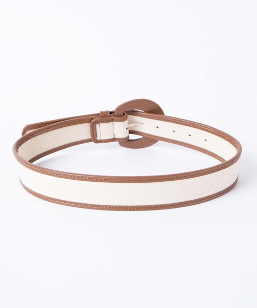 WEGO（ウィゴー）の「WEGO/切替ワイドベルト（ベルト・レディース・ブラック/キャメル・FREE）」の8枚目の写真