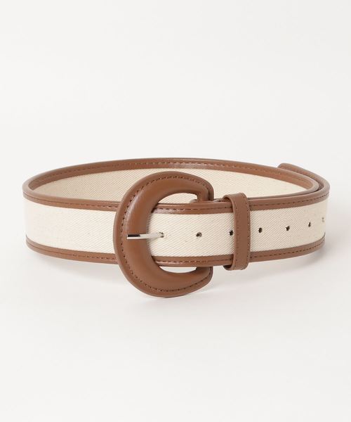 WEGO（ウィゴー）の「WEGO/切替ワイドベルト（ベルト・レディース・ブラック/キャメル・FREE）」の9枚目の写真