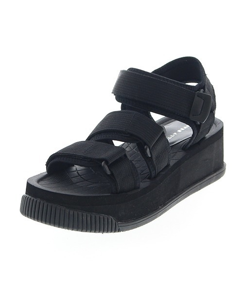 JELLY BEANS(ジェリービーンズ)の「ワイドベルトスポーツサンダル(210-237)JELLY BEANS(ジェリービーンズ)(サンダル・レディース・ブラック/ベージュ/ダークブラウン・S/M/L)」の8枚目の写真