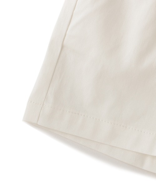 petit main（プティマイン）の「ベーシックストレッチショートパンツ（チノパンツ・キッズ・ベージュ/オフホワイト/サックスブルー/イエロー/ライトブルー・80ｃｍ/90cm/110cm/100cm/120cm/130cm）」の8枚目の写真