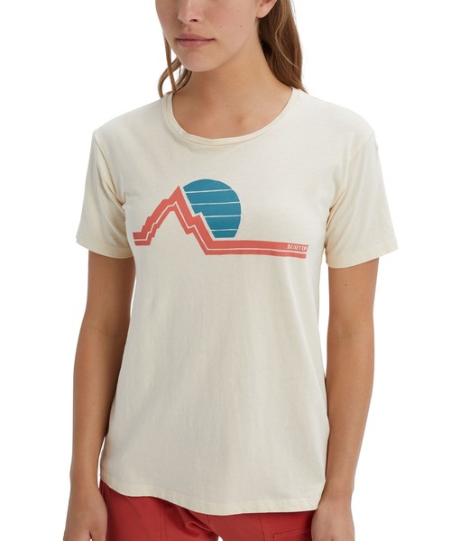 BURTON(バートン)の「オーガニックコットン 半袖 グラフィックTシャツ(Tシャツ/カットソー・レディース・ブラック/ブラウン・S/M/XS/L/XL)」の1枚目の写真