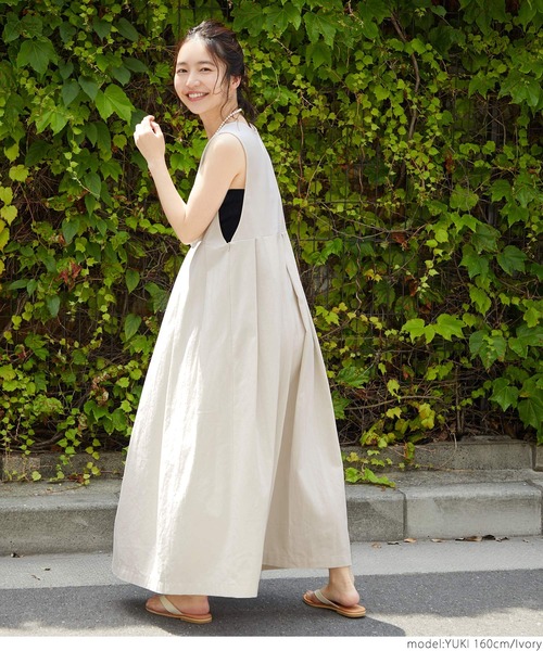 coca（coca）（コカ）の「1着で2倍着こなす！２WAYワンピース（ワンピース・レディース・アイボリー/ブラック・ONE SIZE）」の5枚目の写真