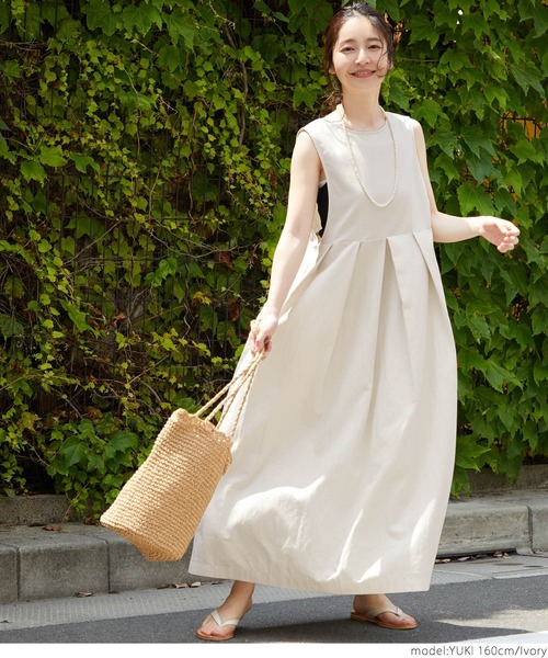 coca（coca）（コカ）の「1着で2倍着こなす！２WAYワンピース（ワンピース・レディース・アイボリー/ブラック・ONE SIZE）」の6枚目の写真