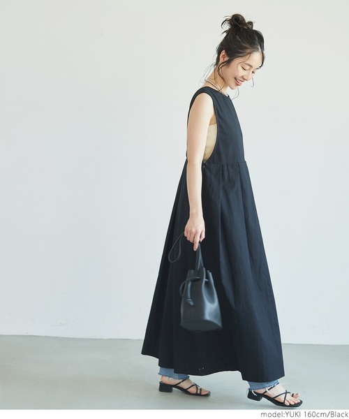 coca（coca）（コカ）の「1着で2倍着こなす！２WAYワンピース（ワンピース・レディース・アイボリー/ブラック・ONE SIZE）」の16枚目の写真