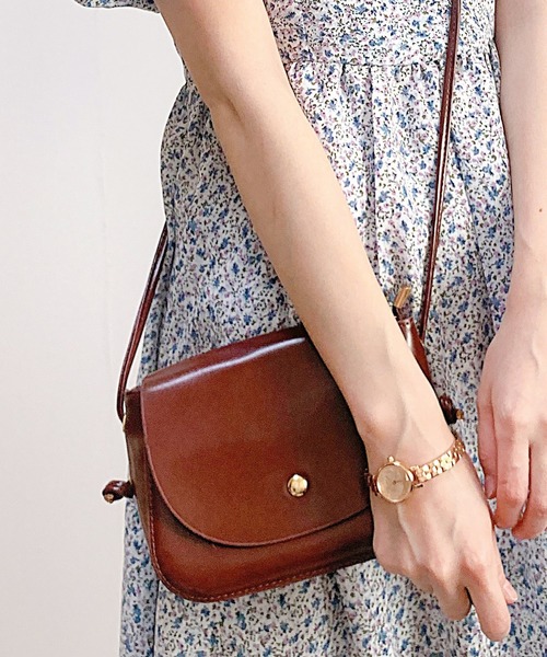 cuorequal（クオレコール）の「ミニショルダーバッグ（ショルダーバッグ・レディース・ブラック/ダークブラウン/グリーン/ライトブラウン/クリーム・FREE）」の6枚目の写真