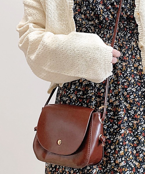 cuorequal（クオレコール）の「ミニショルダーバッグ（ショルダーバッグ・レディース・ブラック/ダークブラウン/グリーン/ライトブラウン/クリーム・FREE）」の14枚目の写真