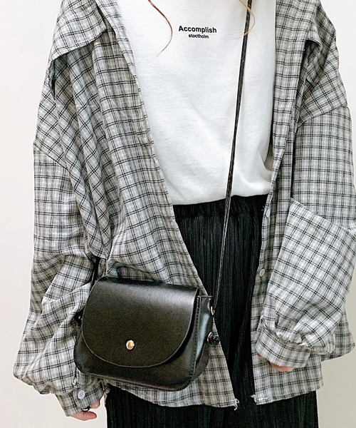 cuorequal（クオレコール）の「ミニショルダーバッグ（ショルダーバッグ・レディース・ブラック/ダークブラウン/グリーン/ライトブラウン/クリーム・FREE）」の9枚目の写真