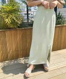 one after another NICE CLAUP | チェックスリットタイトスカート(スカート)