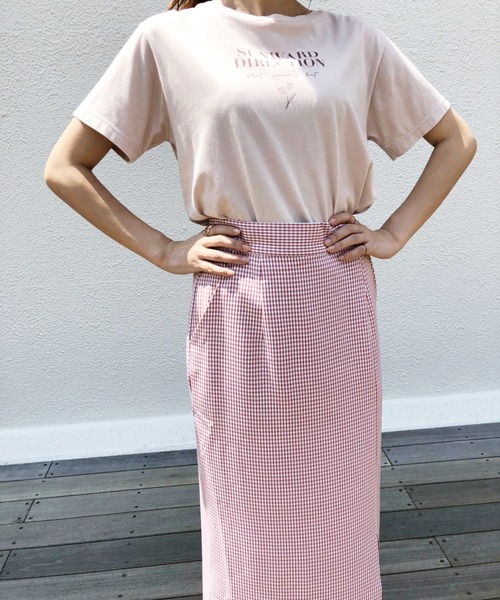 one after another NICE CLAUP(ワンアフターアナザーナイスクラップ)の「チェックスリットタイトスカート(スカート・レディース・ブラック/オリーブ/ピンク/ブラウン系その他/ベージュ系その他・SMALL/MEDIUM)」の12枚目の写真