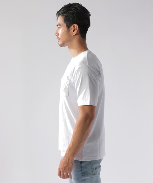 BAYFLOW(ベイフロー)の「エンボスロゴポケットTシャツ S/S(Tシャツ/カットソー・メンズ・ブルー/チャコール/ホワイト・MEDIUM/LARGE/SMALL)」の7枚目の写真