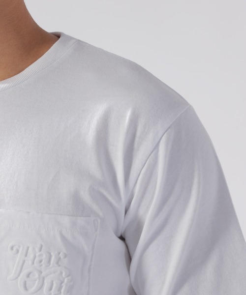 BAYFLOW(ベイフロー)の「エンボスロゴポケットTシャツ S/S(Tシャツ/カットソー・メンズ・ブルー/チャコール/ホワイト・MEDIUM/LARGE/SMALL)」の10枚目の写真