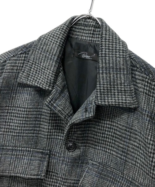 Beno(ビーノ)の「ミックスウールシャギー ブリティッシュチェック ワイドシルエット CPOジャケット(ブルゾン・メンズ・ブラウン系その他/ブラウン系その他4/グレー系その他2/ブラウン系その他2/グレー系その他/ブラウン系その他3・M/L)」の22枚目の写真