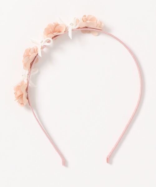 CHOPIN（ショパン）の「フラワーリボンカチューシャ（カチューシャ・キッズ・パープル/ネイビー/ピンク・FREE）」の19枚目の写真