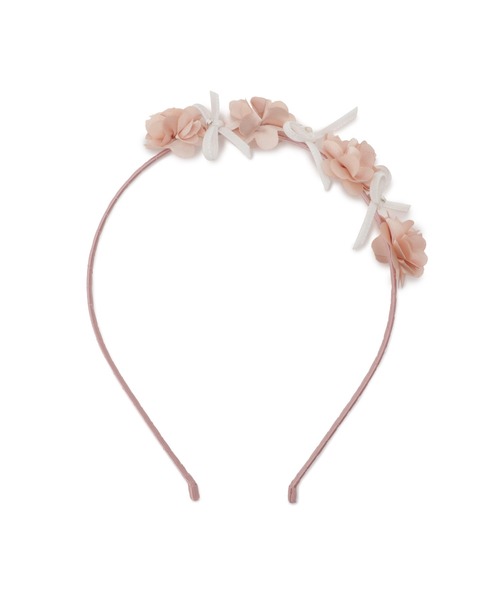 CHOPIN（ショパン）の「フラワーリボンカチューシャ（カチューシャ・キッズ・パープル/ネイビー/ピンク・FREE）」の8枚目の写真