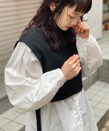 Kastane | ブラウス×ニットベストSET/インナーセット(ベスト)