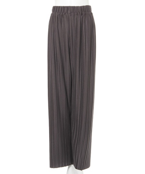 INGNI(イング)の「ランダムプリーツパンツ(その他パンツ・レディース・チャコールグレー/アイボリー/ブラック/ベージュ/ミント/パープル/ブラウン・FREE)」の4枚目の写真