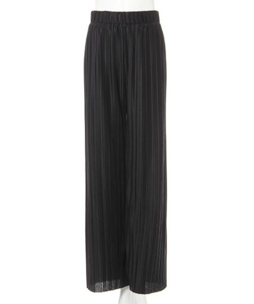 INGNI(イング)の「ランダムプリーツパンツ(その他パンツ・レディース・チャコールグレー/アイボリー/ブラック/ベージュ/ミント/パープル/ブラウン・FREE)」の3枚目の写真