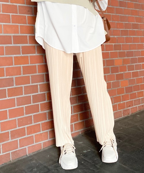 セール】ランダムプリーツパンツ（その他パンツ）｜INGNI
