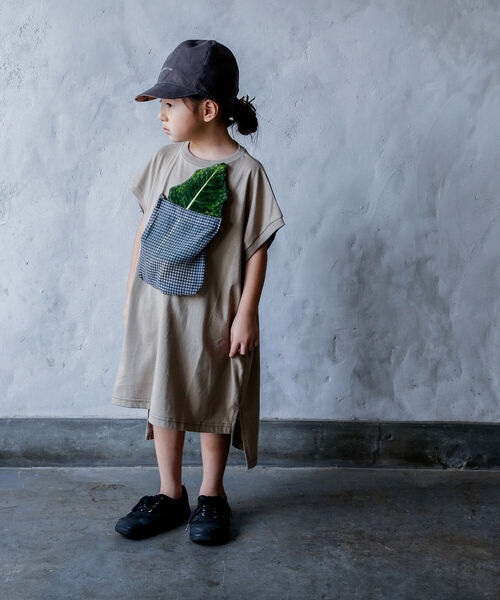 Michirico ワンピース Front ポケット ワンピース 21 100 115cm ワンピース Front こども ビームス コドモビームス のファッション