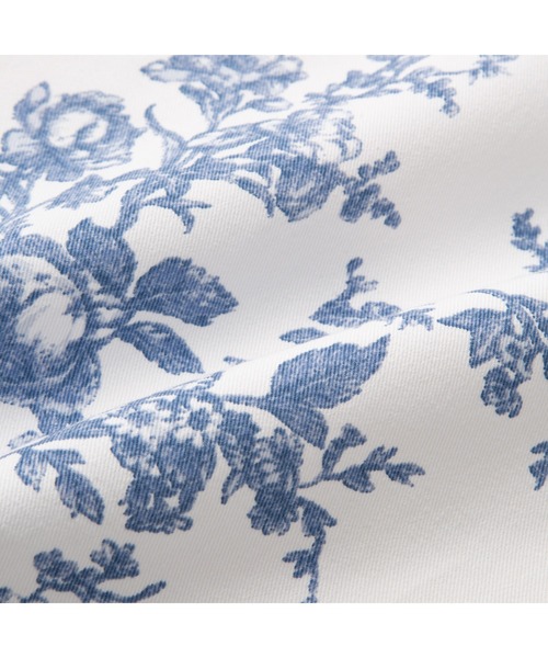 Francfranc（フランフラン）の「ボタニカル コットン フルエプロン ブルー（エプロン・レディース・ブルー・FREE）」の7枚目の写真