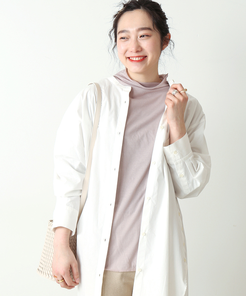 Simplicite(サンプリシテ)の「シアーインナーTOPS◆(Tシャツ/カットソー・レディース・ホワイト/ベージュ/ピンク・FREE)」の11枚目の写真