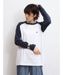 Champion（チャンピオン）の「Champion別注 ビックシルエットラグランロングスリーブTee（Tシャツ/カットソー）」