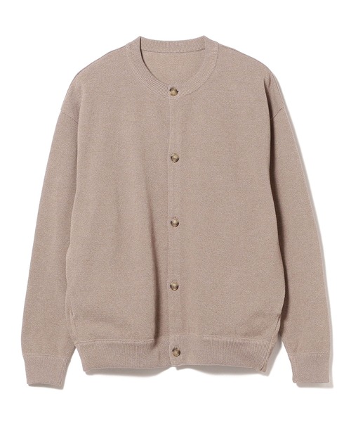 crepuscule(クレプスキュール)の「Crepuscule / 別注 クルーネック カーディガン(カーディガン/ボレロ・メンズ・チャコールグレー/サンドベージュ・1/2/3)」の12枚目の写真