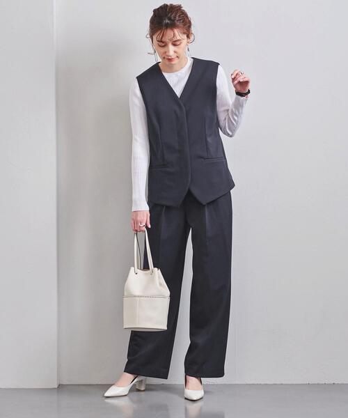 UNITED ARROWS（ユナイテッドアローズ）の「UBCMD ワイドパンツ（その他パンツ・レディース・グレー/ネイビー・34/40/36/38）」の18枚目の写真