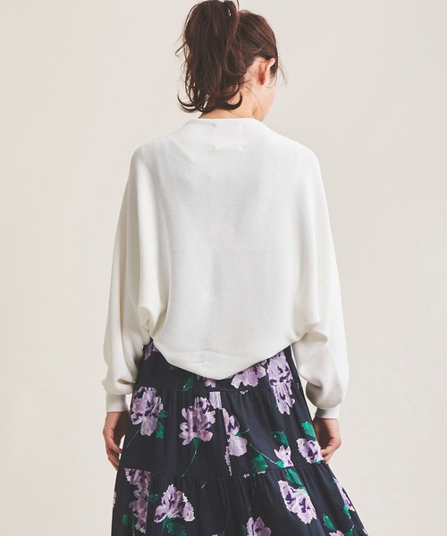 The Virgnia（ザ ヴァージニア）の「サマーボレロカーディガン（ニット/セーター・レディース・ネイビー/オフホワイト・FREE）」の4枚目の写真