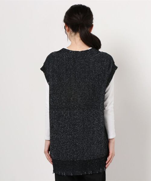 MAISON SPECIAL(メゾンスペシャル)の「コットンブ―クレベスト【MAISON SPECIAL/メゾンスペシャル】(ベスト・レディース・ブラック/パープル・FREE)」の11枚目の写真