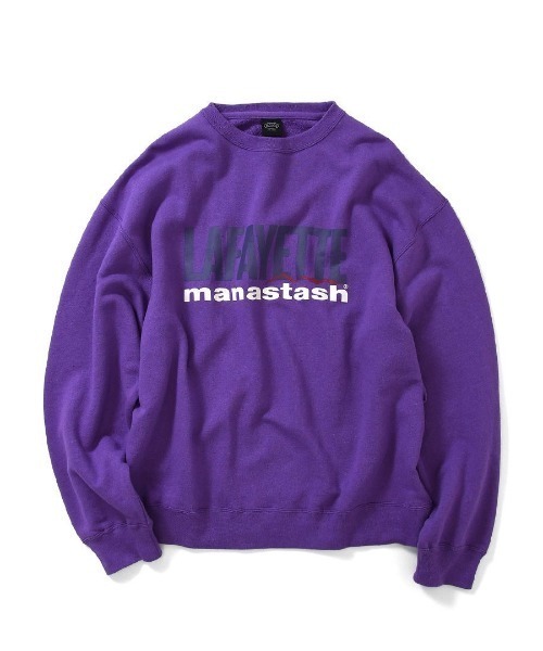 MANASTASH（マナスタッシュ）の「MANASTASH×LFYT/マナスタッシュ×エルエフワイティー　HEMP LOGO CREW SWEAT（スウェット・メンズ・ラベンダー/ブラック/カーキ・MEDIUM/LARGE/X-LARGE）」の10枚目の写真