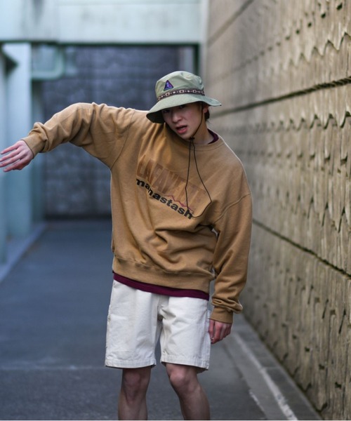 MANASTASH（マナスタッシュ）の「MANASTASH×LFYT/マナスタッシュ×エルエフワイティー　HEMP LOGO CREW SWEAT（スウェット・メンズ・ラベンダー/ブラック/カーキ・MEDIUM/LARGE/X-LARGE）」の15枚目の写真