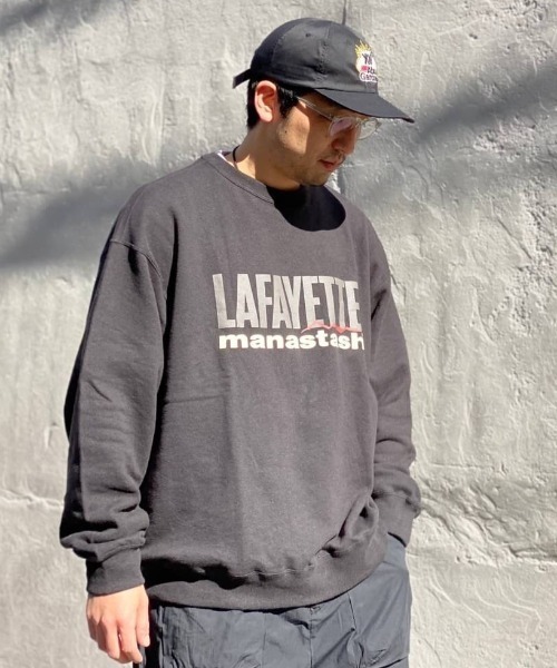 MANASTASH（マナスタッシュ）の「MANASTASH×LFYT/マナスタッシュ×エルエフワイティー　HEMP LOGO CREW SWEAT（スウェット・メンズ・ラベンダー/ブラック/カーキ・MEDIUM/LARGE/X-LARGE）」の22枚目の写真