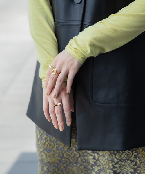 Ray BEAMS（レイビームス）の「XOLO JEWELRY / Stem リング GOLD（リング・レディース・ゴールド・ONE SIZE）」の5枚目の写真