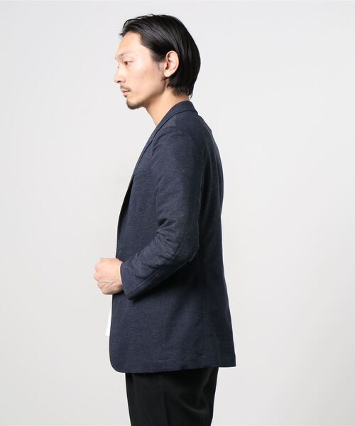 SPALDING（スポルディング）の「スポルティング　コラボセットアップ　ジャケット（テーラードジャケット・メンズ・ブルー・M/L/S）」の3枚目の写真