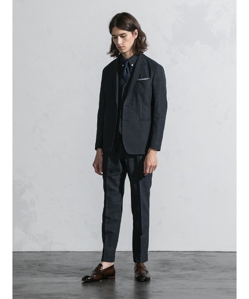 SPALDING（スポルディング）の「スポルティング　コラボセットアップ　ジャケット（テーラードジャケット・メンズ・ブルー・M/L/S）」の4枚目の写真