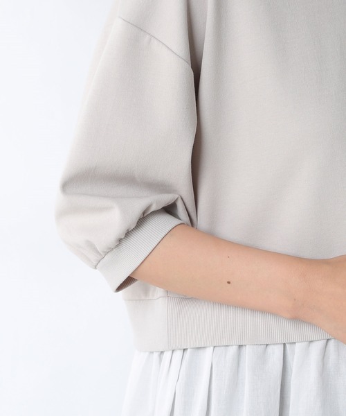 Honeys（ハニーズ）の「レイヤード風チュニック（チュニック・レディース・ブラック/モカ/ブルー系その他/グレイッシュベージュ・S/M/L）」の11枚目の写真