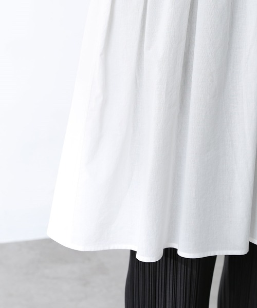 Honeys（ハニーズ）の「レイヤード風チュニック（チュニック・レディース・ブラック/モカ/ブルー系その他/グレイッシュベージュ・S/M/L）」の13枚目の写真