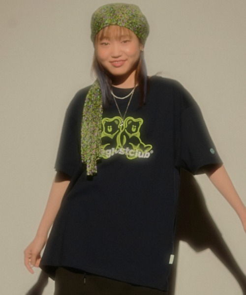買取 おすすめ セール Istkunst Nice Ghost Club Lazy Gummybear Tee ナイスゴーストクラブ レイジー グミベア Tシャツ Tシャツ カットソー Istkunst イストクンスト のファッション 夏セール開催中 Arenatheatre Net