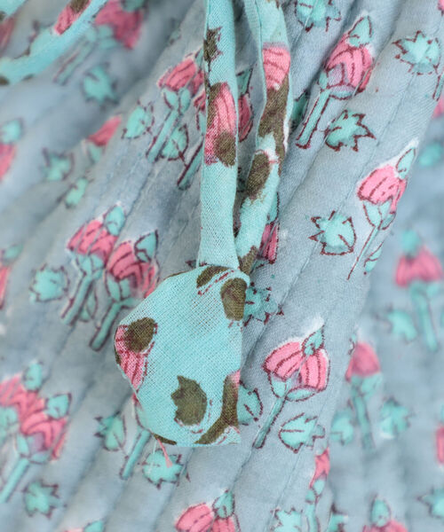 B:MING by BEAMS（ビーミングバイビームス）の「Rungta × B:MING by BEAMS / 別注 ランチポーチ（ポーチ・レディース・グレー/ブルー・ONE SIZE）」の5枚目の写真