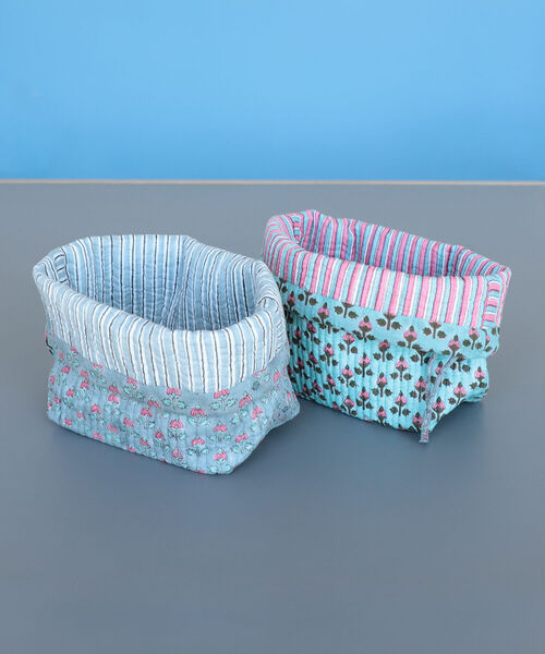 B:MING by BEAMS（ビーミングバイビームス）の「Rungta × B:MING by BEAMS / 別注 ランチポーチ（ポーチ・レディース・グレー/ブルー・ONE SIZE）」の3枚目の写真