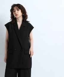 eL | 【eL】Double-breasted Gilet/948859(その他アウター)