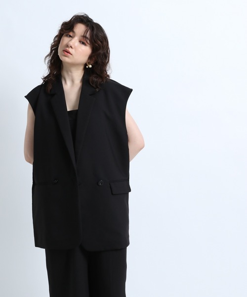 eL（エル）の「【eL】Double-breasted Gilet/948859（その他アウター 