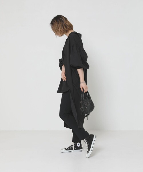 Sig FREAK'S STORE（シグフリークスストア）の「バックロング ボリュームスリーブブラウス（シャツ/ブラウス・レディース・ブラック/ホワイト/ベージュ・ﾌﾘ-）」の16枚目の写真