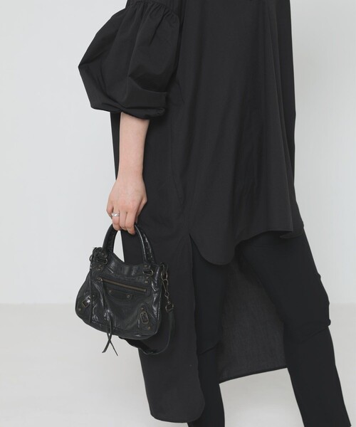 Sig FREAK'S STORE（シグフリークスストア）の「バックロング ボリュームスリーブブラウス（シャツ/ブラウス・レディース・ブラック/ホワイト/ベージュ・ﾌﾘ-）」の17枚目の写真