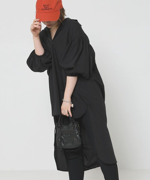 Sig FREAK'S STORE（シグフリークスストア）の「バックロング ボリュームスリーブブラウス（シャツ/ブラウス・レディース・ブラック/ホワイト/ベージュ・ﾌﾘ-）」の20枚目の写真