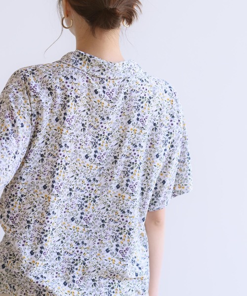 rps（アールピーエス）の「開襟シャツ（シャツ/ブラウス・レディース・オフホワイト/ブラック/ブラック系その他2/ミント/ピンク/グリーン・M）」の12枚目の写真