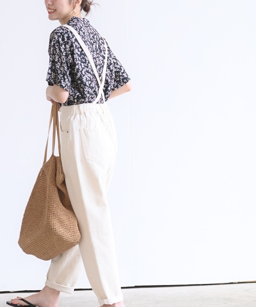 rps（アールピーエス）の「開襟シャツ（シャツ/ブラウス・レディース・オフホワイト/ブラック/ブラック系その他2/ミント/ピンク/グリーン・M）」の16枚目の写真